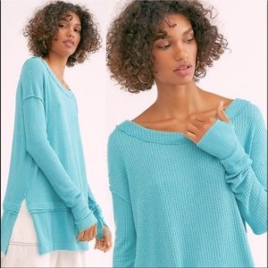 ✨NWT✨Free People North Shore Thermal Top